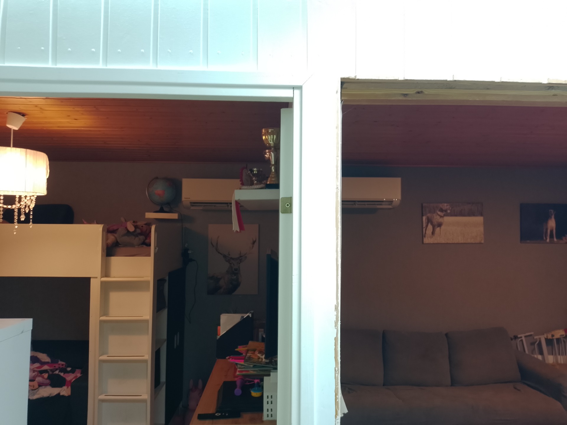 Panasonic multisplit kahdella sisäyksiköllä 